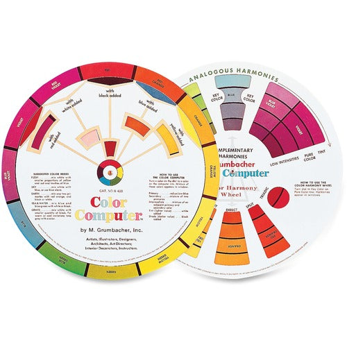 Grumbacher  Dual-Sided Color Wheel, Multi-GRUB420