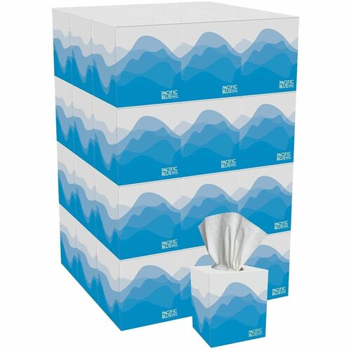Georgia-Pacific  Facial Tissue, 2 Ply, Cube Box,100 Sheets/BX, 36BX/CT, WE-GPC46200CT