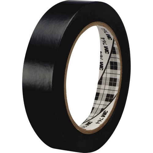 3M  Tape, Vinyl, General Purpose, 1"x36 Yards, Black