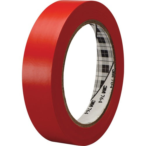 3M  Tape, Vinyl, General Purpose, 1"x36 Yards, Red