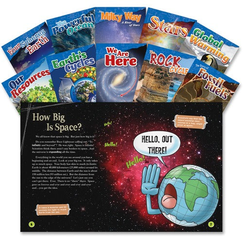 Shell Education Teacher Created Materials  Earth/Science Books, Grade 4-5, 10/Set, Multi