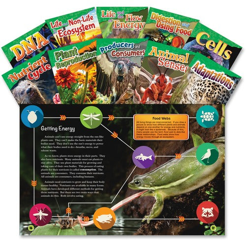 Shell Education Teacher Created Materials  Life Science Books, Grade 4-5, 10/Set, Multi