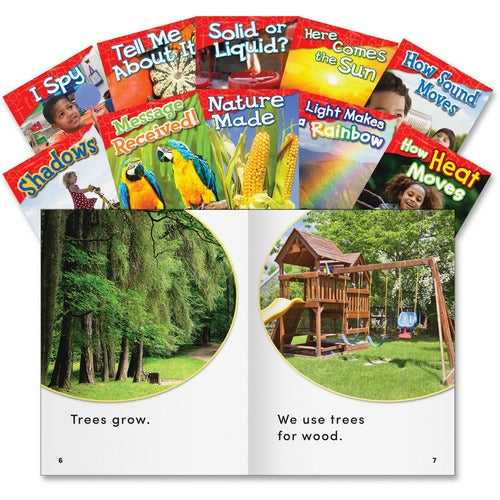Shell Education Teacher Created Materials  Physical Science Books, Grade K-1, 10/Set, Multi