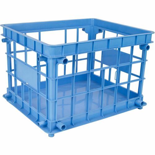 Storex Industries Corporation  Standard Crate, 14-1/4"x17-1/4"x11", 3/ST, Bright/Assorted