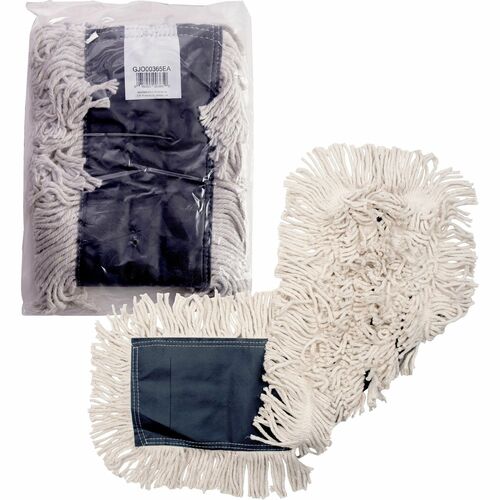 Genuine Joe  Dust Mop Refill, Cotton, Disposable, 36"x5", Natural-GJO00365