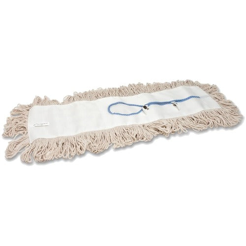 Genuine Joe  Dust Mop Refill, Cotton, Launderable, 36"x5", Natural-GJO36500