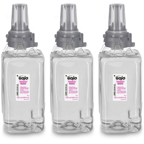 Gojo  Handwash Refill,f/Foam,Antibacterial,1200ml, 3/CT, Plum-GOJ881203CT