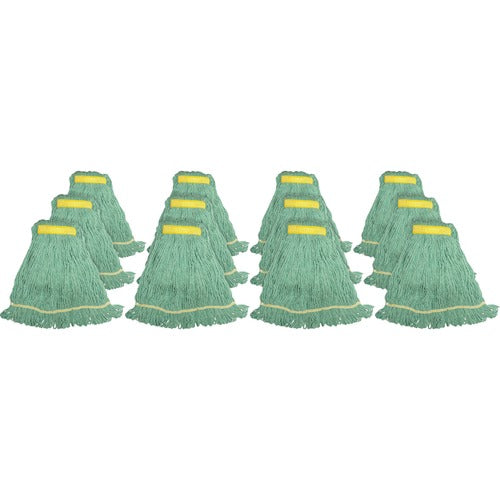 Genuine Joe  Small Blend Wet Mop Narrow Band Loop, 12oz., 12/CT, GN-GJOSGR1BCT