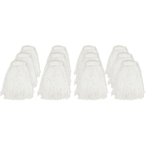 Genuine Joe  Wet Mop Refill, Rayon, Cut End, Narrow Band, 16oz, 12/CT, NL-GJOZ16RAYCT