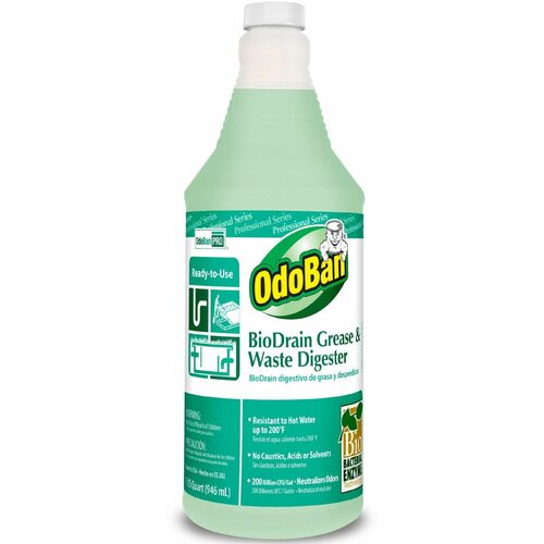 Clean Control Corporation  Grease/Waste Digester, Floral Scent, 32oz, 12/CT, GN