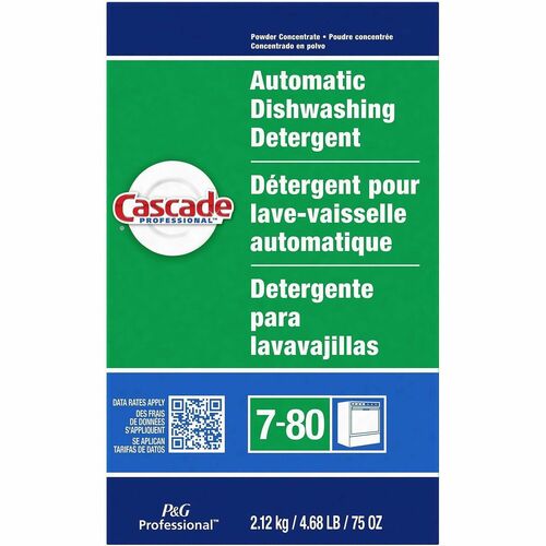 Procter & Gamble Commercial  Cascade Automatic Dishwasher Det, 75oz., Fresh, 7/CT, WE