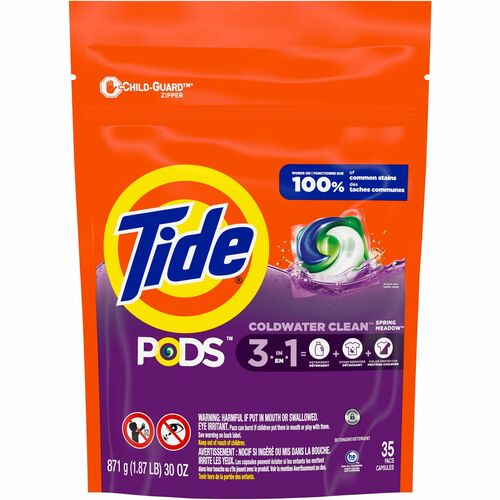 Procter & Gamble Commercial  Laundry Detergent Pods, Spring Meadow, 35/BG, WE/OE