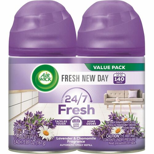 Reckitt Benckiser  Air Wick Refill, 6.17oz., 2/PK, Lavender, Purple