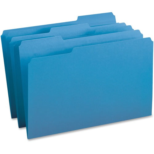 Business Source  File Folders,1/3-Cut Tabs, Legal-size, 100/BX, BE