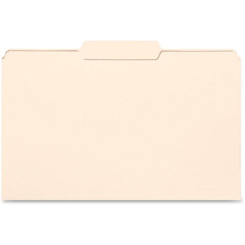 Business Source  File Folders, 1/3Cut, 3/4" Exp, Lgl, POS 2, 100/BX, MLA