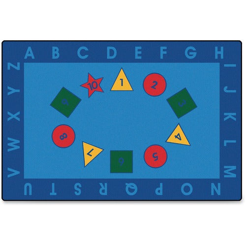Carpets for Kids  Early Learning Value Rug, 8'x12', Rectangle, Multi