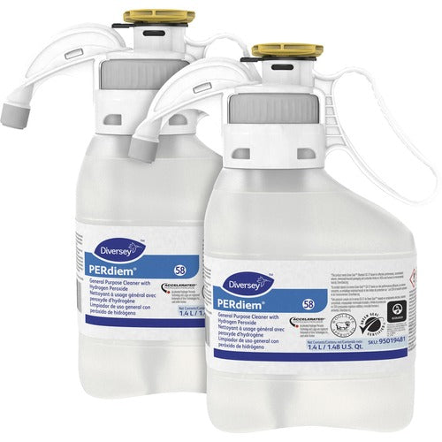Diversey Care  Cleaner w/Hydrogen Peroxide, General-Purpose, 1.4L, 2/CT, CL-DVO95019481CT