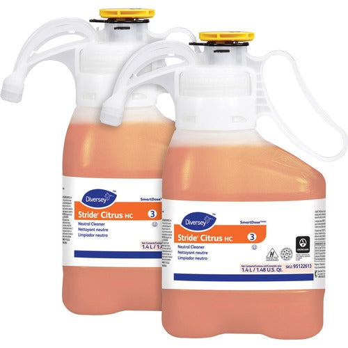 Diversey Care  Neutral Cleaner, Smart Dose, Citrus Scent, 1.4L, 2/CT, OE-DVO95122613CT