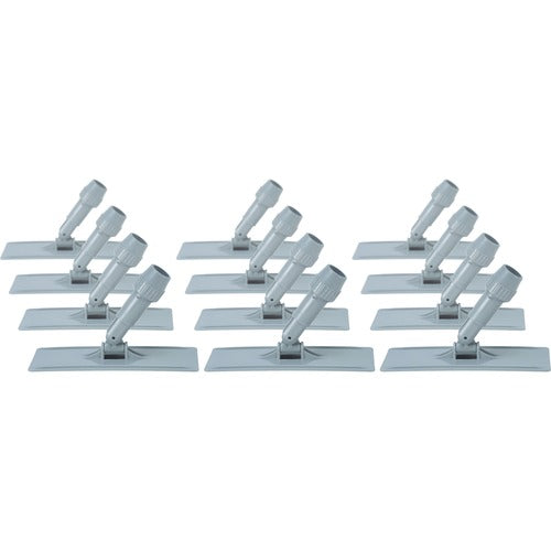Genuine Joe  Cleaning Pad Holder, 4-1/2"x10", 12/CT, Gray-GJO20060CT