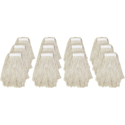 Genuine Joe  Cut End Wet Mop, No. 20, 12/CT, Natural-GJON20COTCT