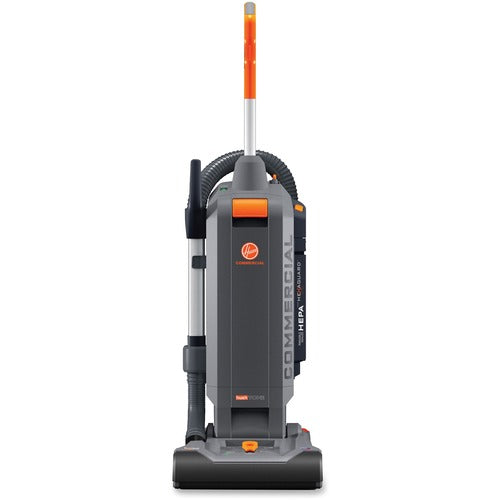 Hoover  Upright Vacuum, 13 Plus, Sealed Allergen, 69dB, 4.5 qt., GY