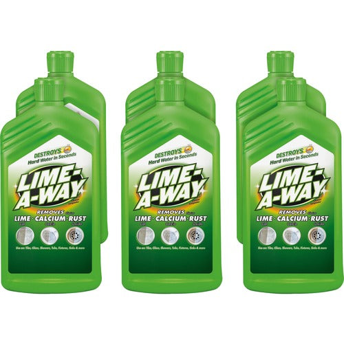 Reckitt Benckiser  Lime/Calcium/Rust Remover, 28oz, Gel, Unscented, 6/CT, Clear