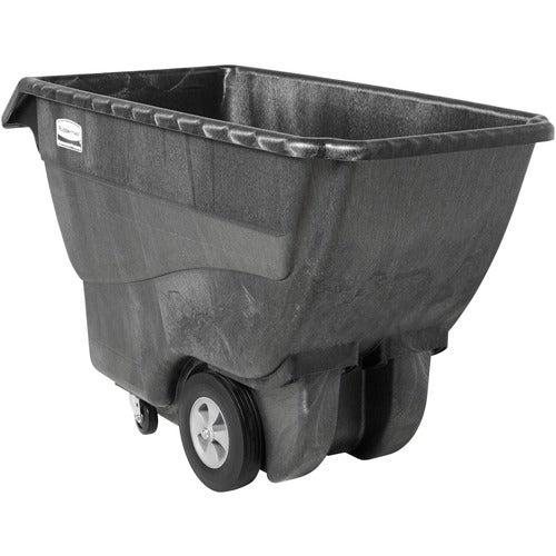 Rubbermaid Commercial Products  Tilt Truck,3/4 Cubic Yard,1000 lb Cap,30-1/5"x64-1/2"x38",BK