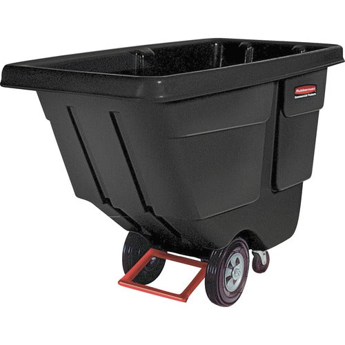 Rubbermaid Commercial Products  Utility Duty Tilt Truck, 33-1/2"x72-1/5"x43-4/5", Black