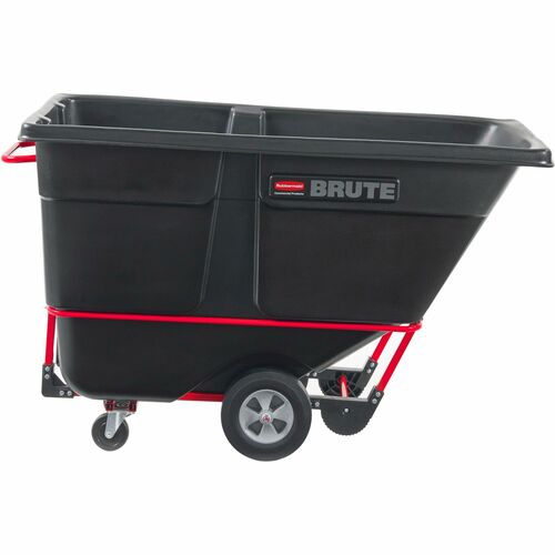 Rubbermaid Commercial Products  Standard Utility Truck, 33-1/2"x72-1/5"x43-4/5", Black