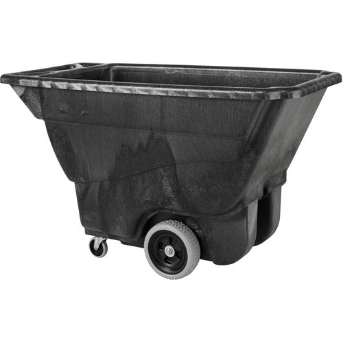 Rubbermaid Commercial Products  Tilt Truck,1/2 Cubic Yard,450 lb Cap,26"x53"x33",Black