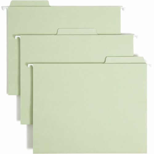 Smead  Hanging Fastener Folder, 11pt, 1/3Cut, Ltr, 18/BX, MS