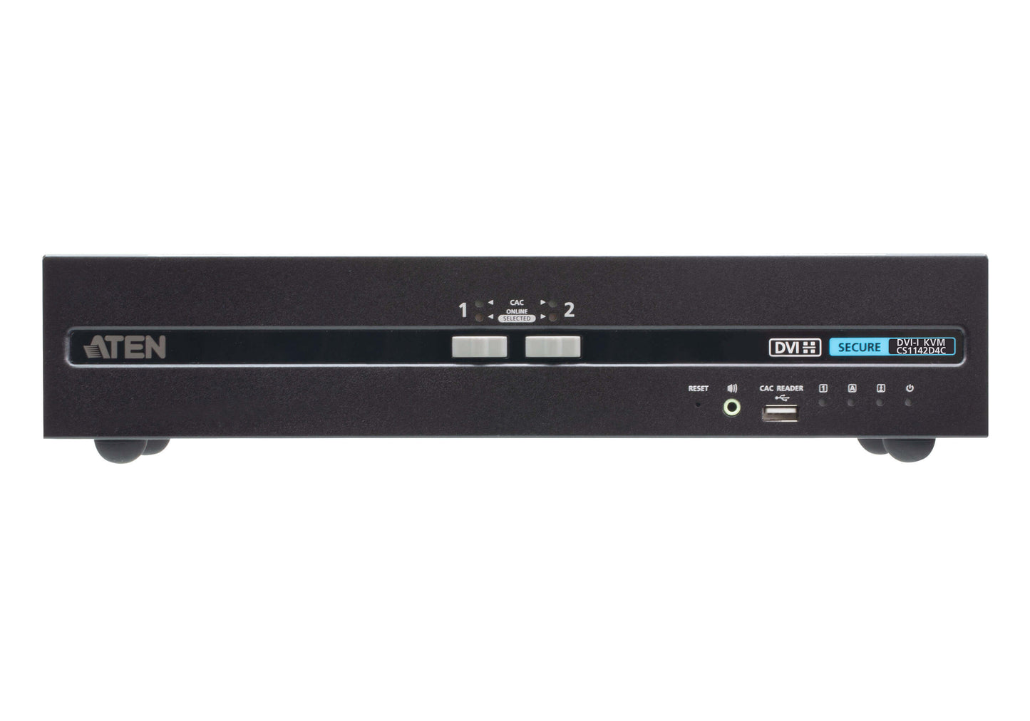 ATEN CS1142D4C KVM switch Rack mounting Black