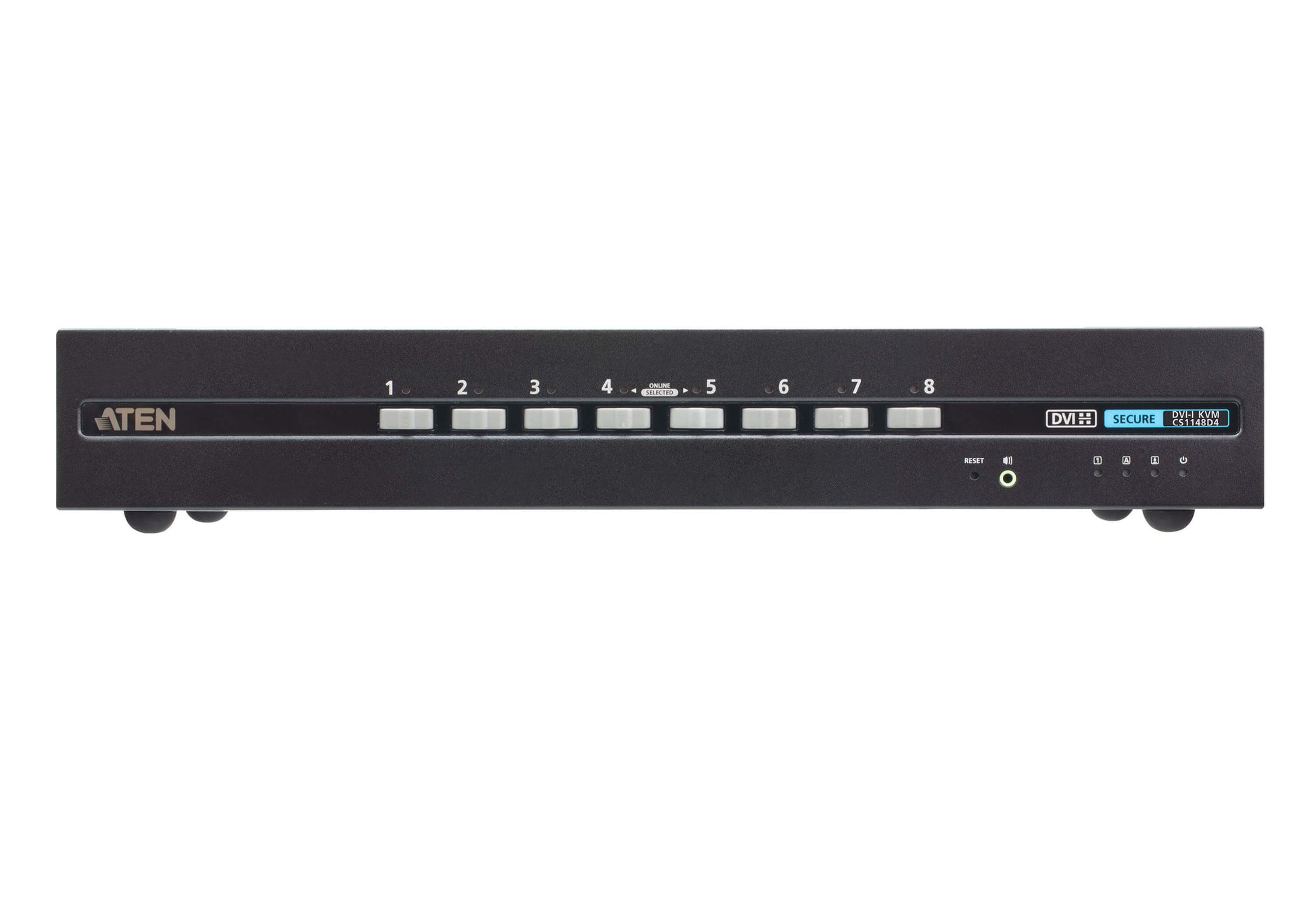 ATEN CS1148D4 KVM switch Rack mounting Black