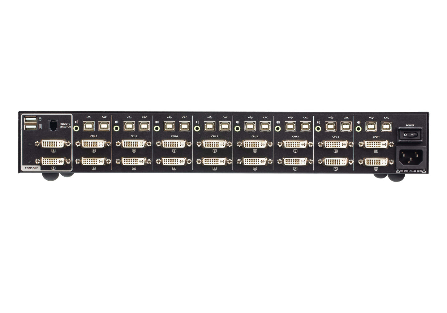 ATEN CS1148D4C KVM switch Rack mounting Black
