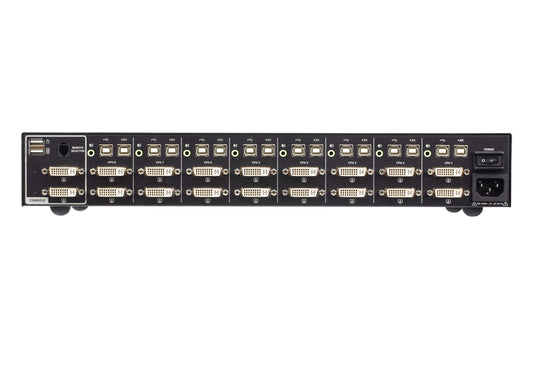 ATEN CS1148D4C KVM switch Rack mounting Black