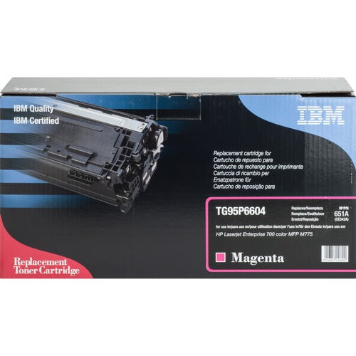 IBM  Toner Cartridge, f/HPCE343A, 16000 Page Yield, Magenta