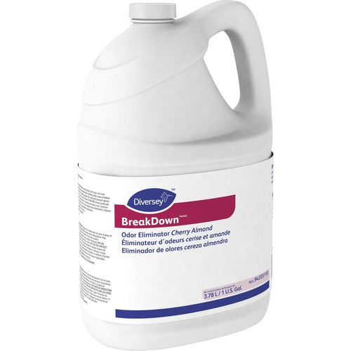 Diversey Care  Odor Eliminator, Cherry Almond Scent, Conc, 1 Gal, Red-DVO94355110