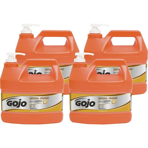Gojo  Hand Cleaner, Natural Citrus, 1 Gallon, 4/CT, Orange-GOJ094504CT