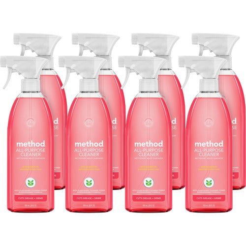 Method Products  Cleaner Spray,All-Purpose,Pink Grapefruit,28oz,8/CT,LPK