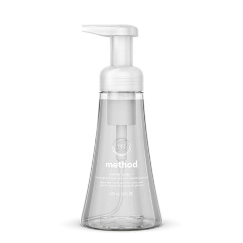 Method Products  Handwash, Foaming, Sweet Water, 10oz Pump, 6/CT, Clear