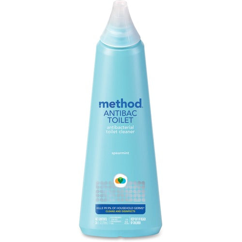 Method Products  Toilet Cleaner,Antibacterial, Spearmint, 24oz, Blue