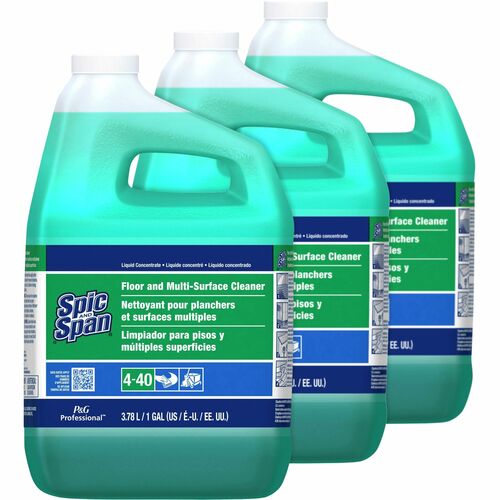 Procter & Gamble Commercial  Floor Cleaner, Spic-n-Span, 1 Gallon, 3/CT, GN