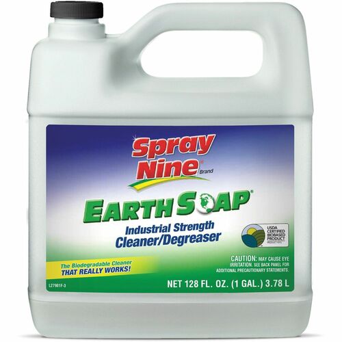 ITW Permatex Inc  Earth Soap Cleaner, Degreaser, Bio-Based, 1 Gallon, 4/CT, CL