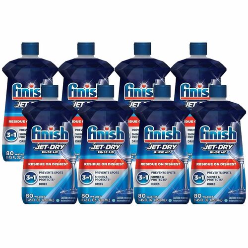 Reckitt Benckiser  Rinse Aid, 8.45 fl oz., 8/CT, Blue