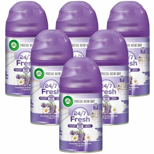 Reckitt Benckiser  Air Freshener Refill, Air Wick, Lavn/Caml,5.89 oz., 6/CT, PE