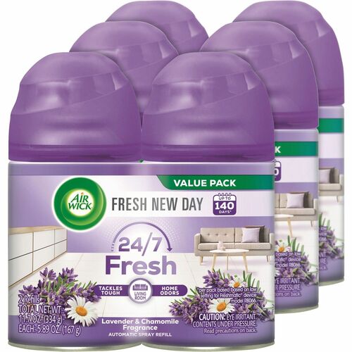 Reckitt Benckiser  Air Wick Refill, 6.17oz., 2/Pack, 3PK/CT, Lavender/Purple