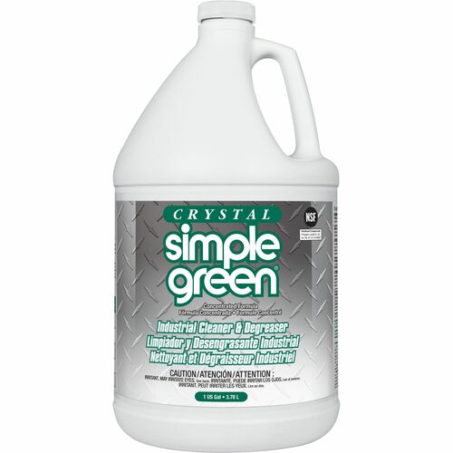 Simple Green  Crystal Simple Green Cleaner, Bottle, 1Gal, 6/CT, Clear