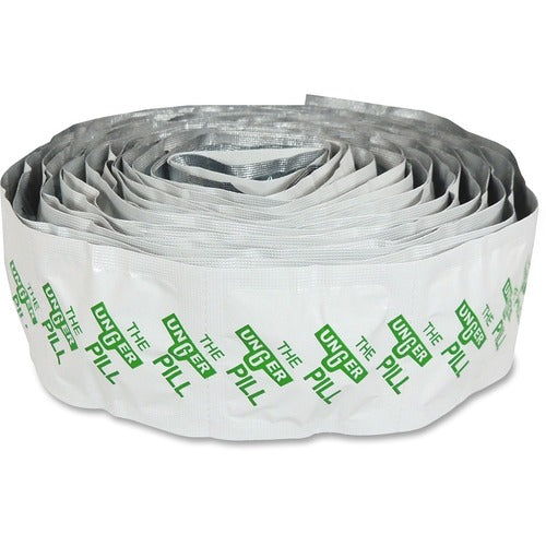 Unger  The Pill Glass Cleaner, 100 Pills/RL, 5 Roll/CT, White