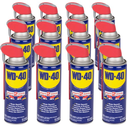 WD-40 Company  Lubricant, Multipurpose, Smart Straw, 12oz, 12/CT