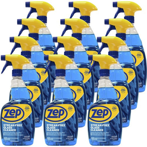 Zep Commercial  Glass Cleaner, 32oz. Trigger Spray, 12/CT, BE